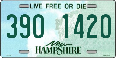 NH license plate 3901420