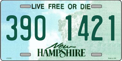 NH license plate 3901421