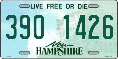 NH license plate 3901426