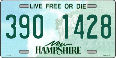 NH license plate 3901428