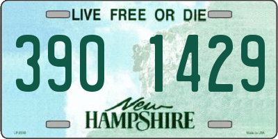 NH license plate 3901429