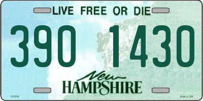 NH license plate 3901430