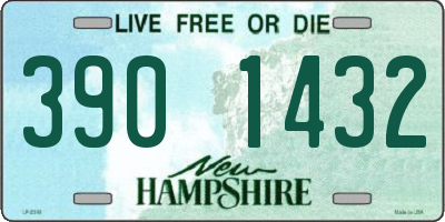 NH license plate 3901432