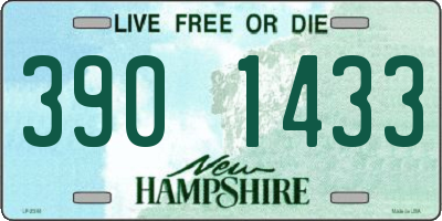 NH license plate 3901433
