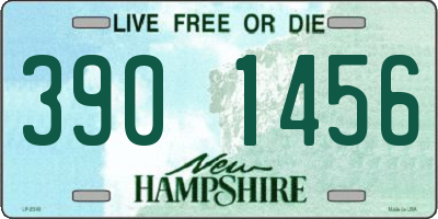 NH license plate 3901456