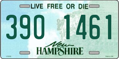 NH license plate 3901461