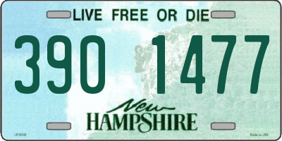 NH license plate 3901477