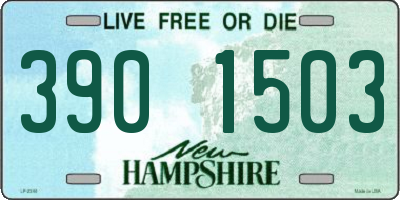 NH license plate 3901503