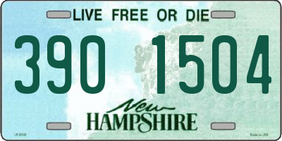 NH license plate 3901504
