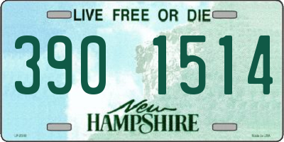 NH license plate 3901514
