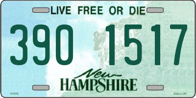 NH license plate 3901517