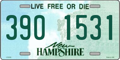 NH license plate 3901531