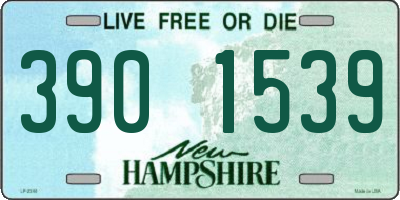 NH license plate 3901539