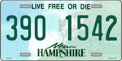 NH license plate 3901542