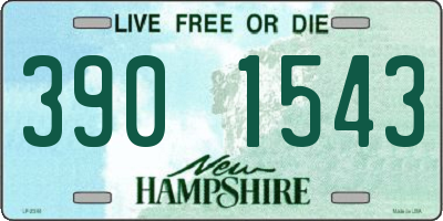 NH license plate 3901543