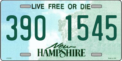 NH license plate 3901545