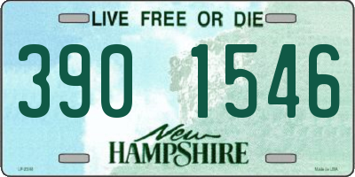NH license plate 3901546