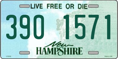 NH license plate 3901571