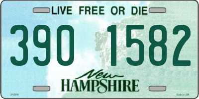 NH license plate 3901582