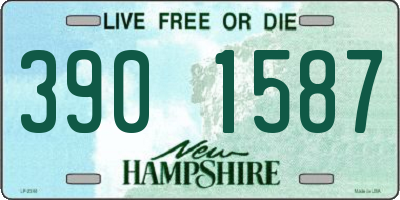 NH license plate 3901587