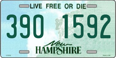 NH license plate 3901592