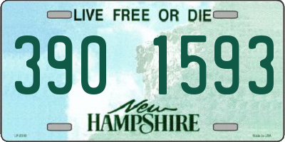 NH license plate 3901593