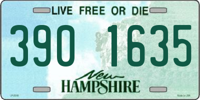 NH license plate 3901635