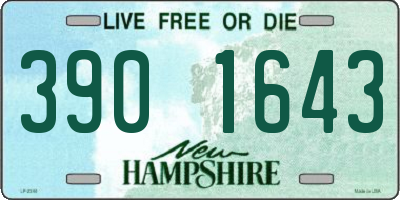 NH license plate 3901643