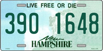 NH license plate 3901648