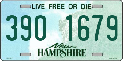 NH license plate 3901679