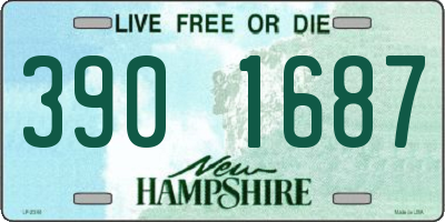 NH license plate 3901687
