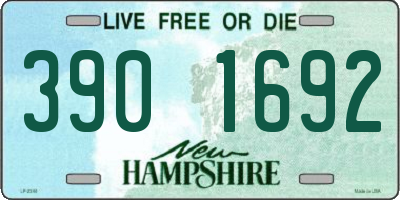 NH license plate 3901692