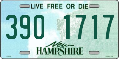 NH license plate 3901717