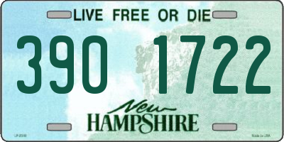 NH license plate 3901722