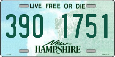 NH license plate 3901751