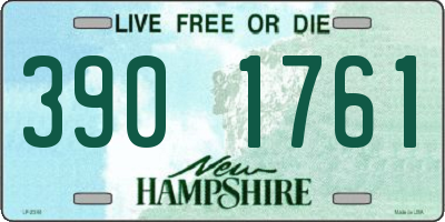 NH license plate 3901761