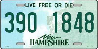 NH license plate 3901848
