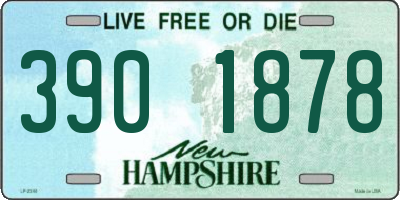 NH license plate 3901878
