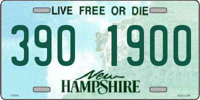NH license plate 3901900