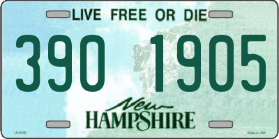 NH license plate 3901905