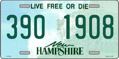 NH license plate 3901908