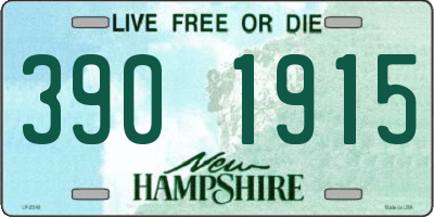 NH license plate 3901915