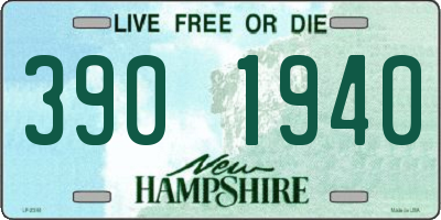 NH license plate 3901940
