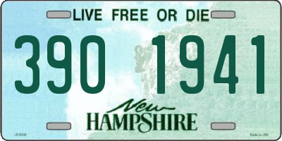 NH license plate 3901941