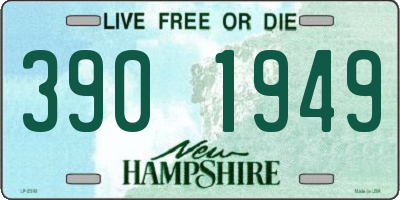 NH license plate 3901949