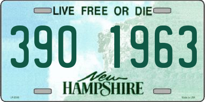 NH license plate 3901963