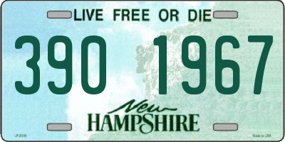 NH license plate 3901967