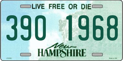 NH license plate 3901968