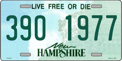NH license plate 3901977