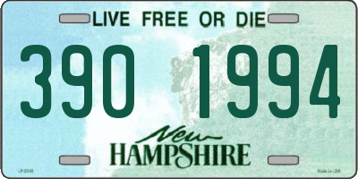 NH license plate 3901994